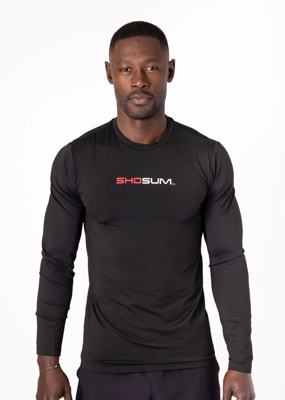 Men's Black Long Sleeve T-Shirt