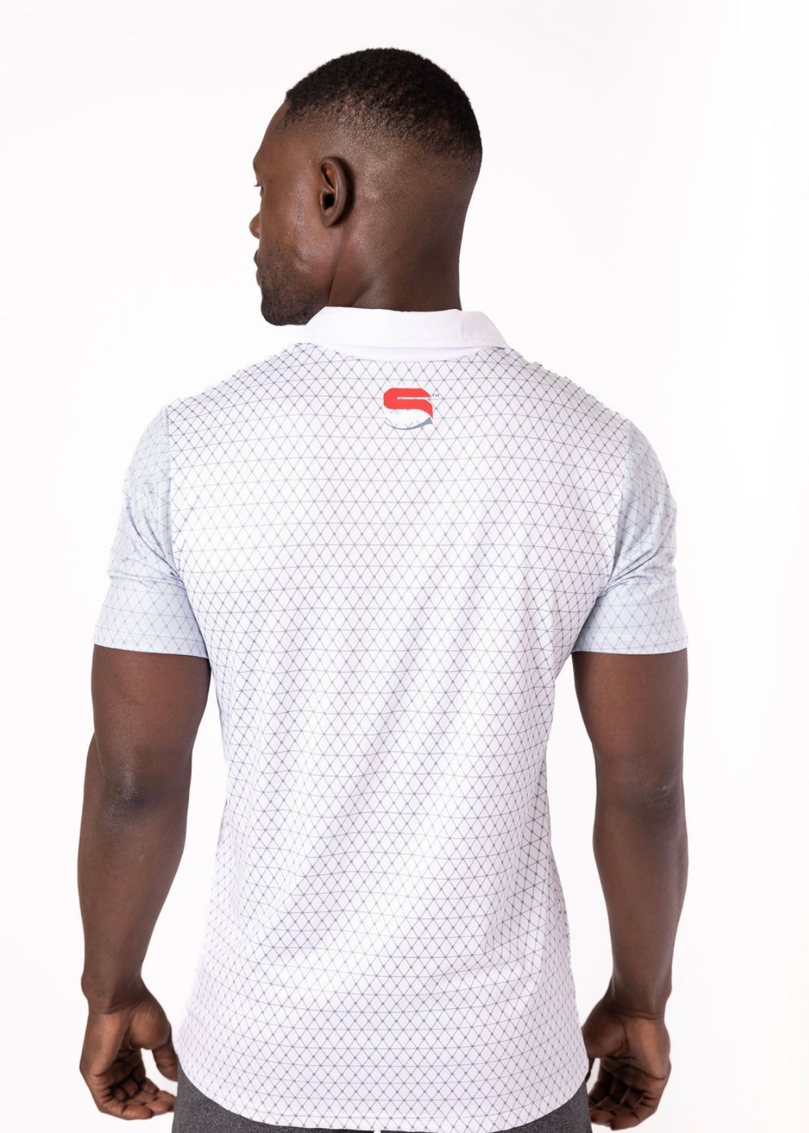 SHOSUM Patterned Golf Polo