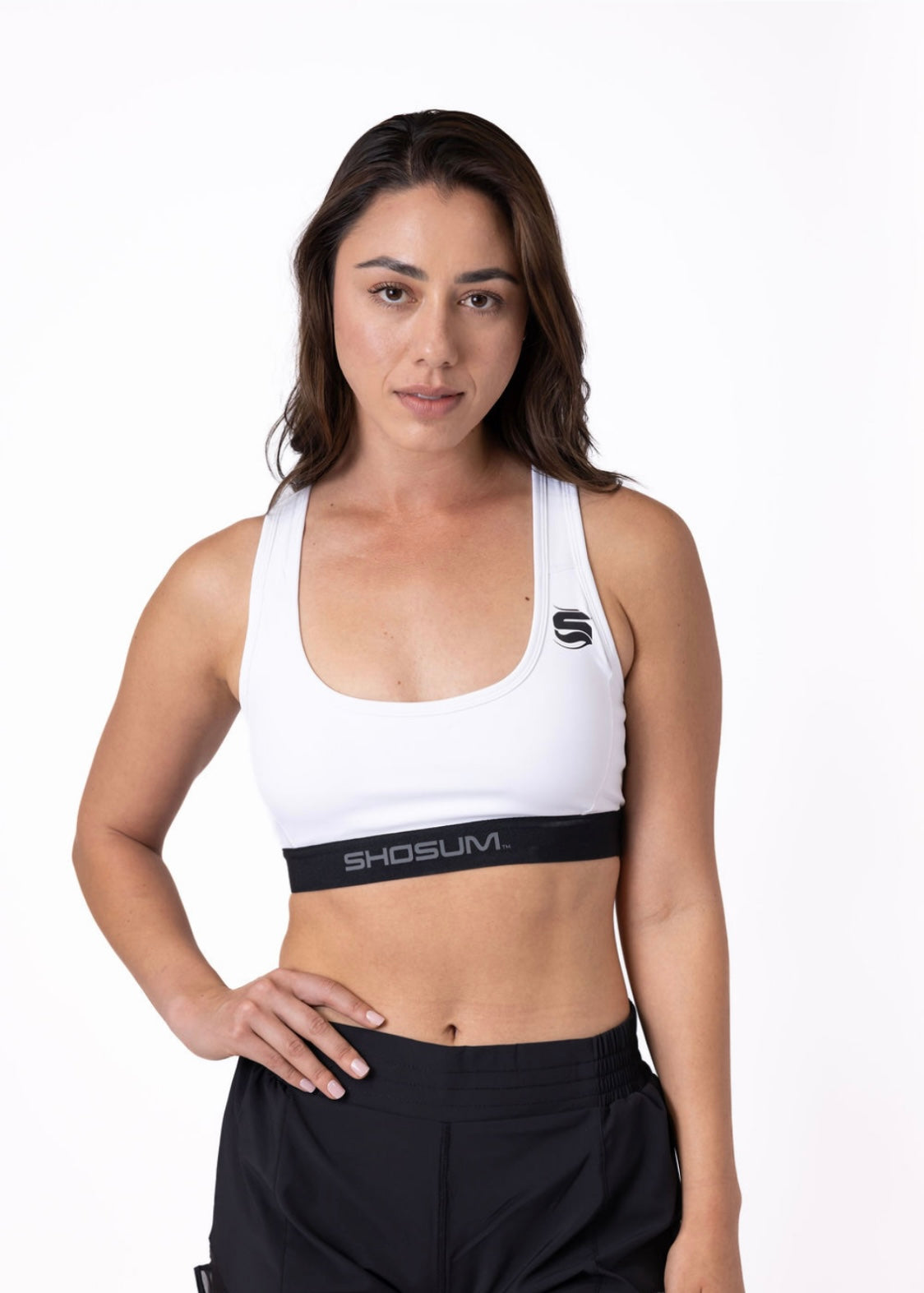 Women’s White Sports Bra
