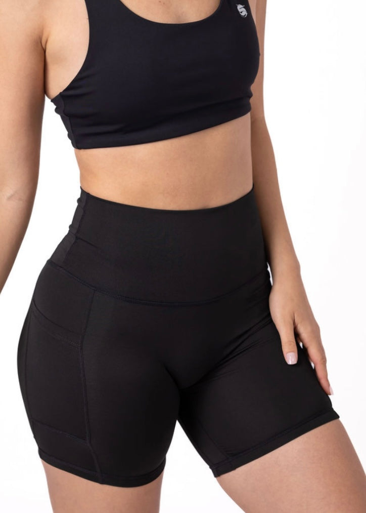 Women's RESPECT Fitted Shorts Black