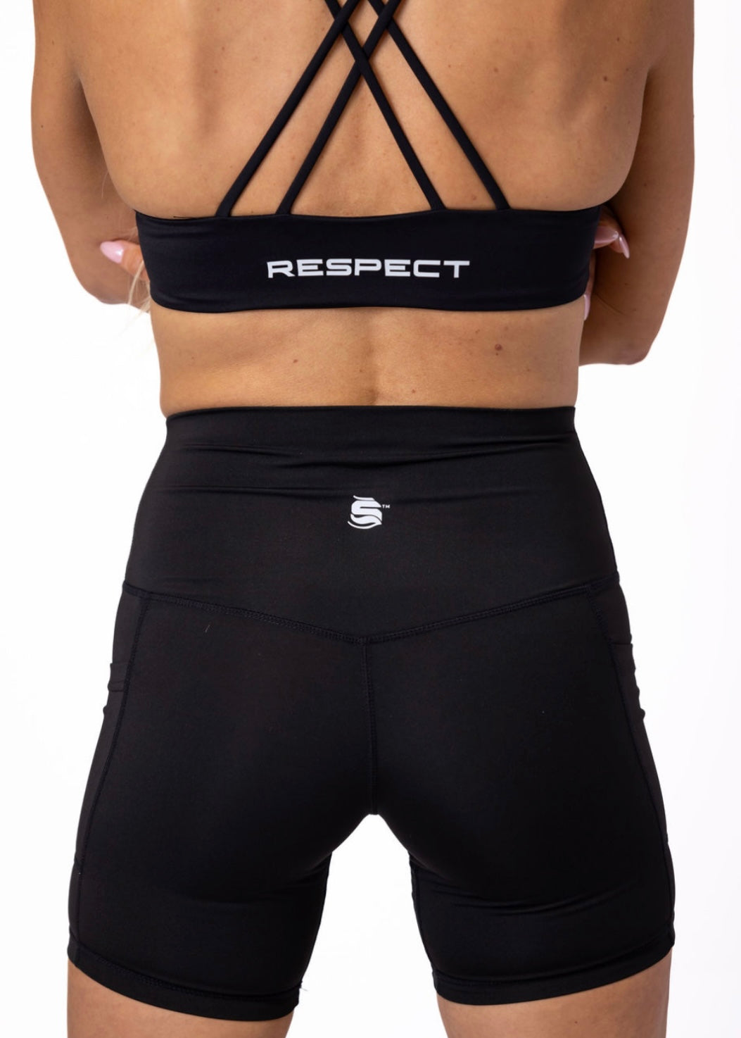 Women's RESPECT Fitted Shorts Black