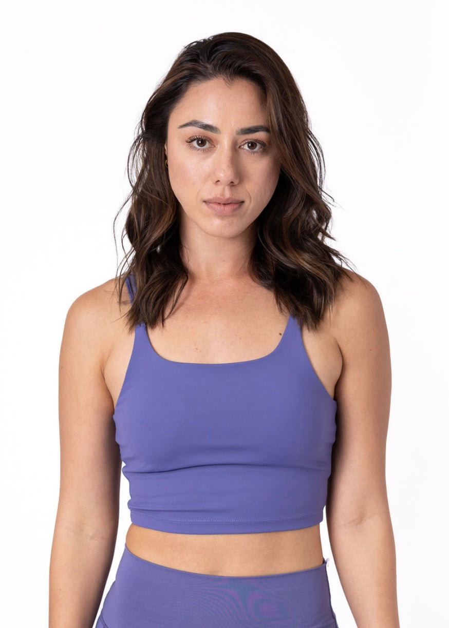 Women's RESPECT Sports Bra Violet