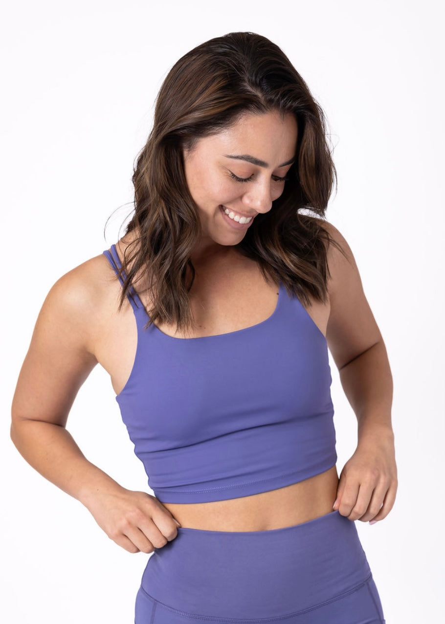 Women's RESPECT Sports Bra Violet