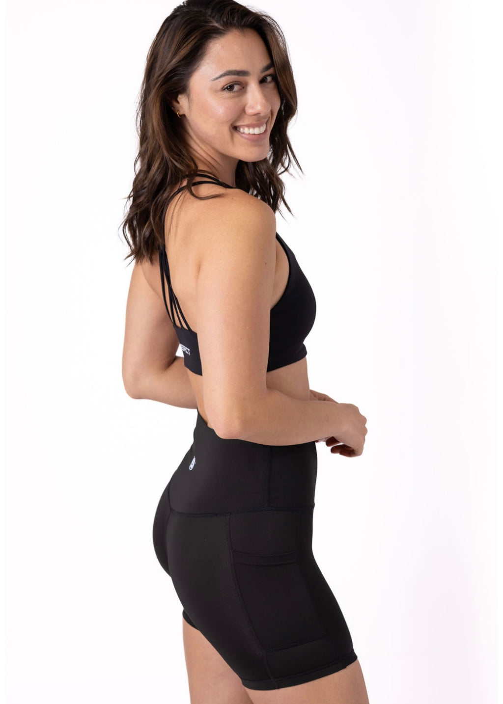 Women's RESPECT Fitted Shorts Black
